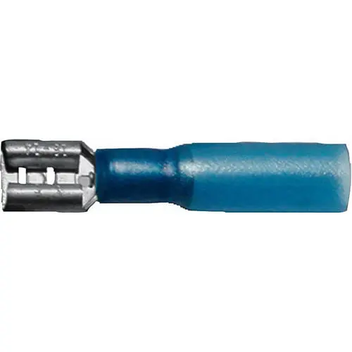 Calterm 65746 Blue Shrink Seal Female Disconnect 16-14 AWG Electrical Connections