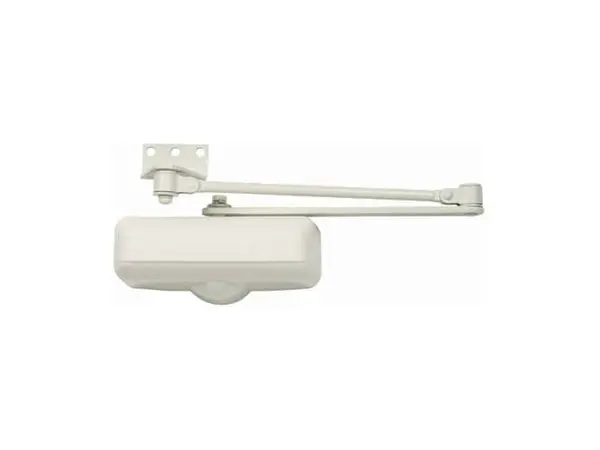 Tell DC100082 Residential Grade 3 Door Closer Hold-Open Ivory