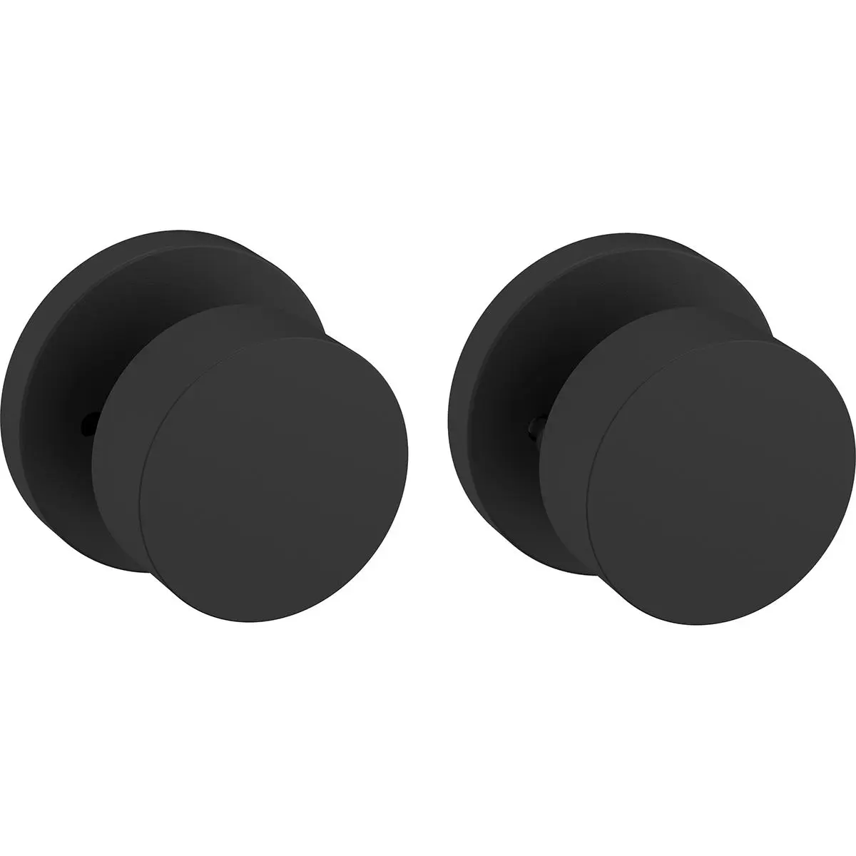 5055.190.PRIV Knob Privacy Door Handle 5046 Rose Satin Black