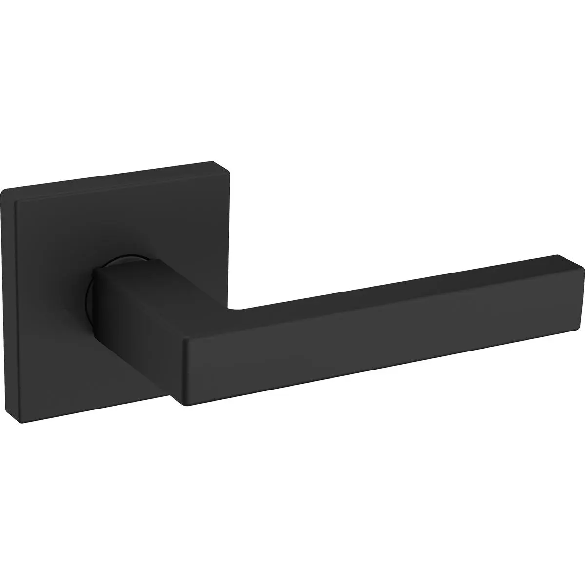 L023.190.RDM Lever Dummy Door Handle R017 Rose Satin Black
