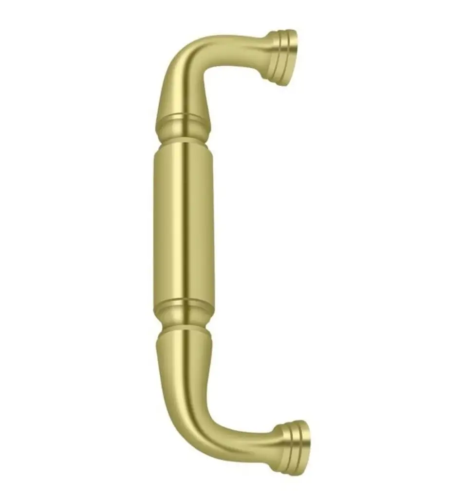 Deltana DP2576U26 Door Pull Rosette 8 Inch Bright Chrome