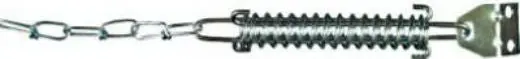National Hardware N162-024 Spring & Chain Door Stop Zinc