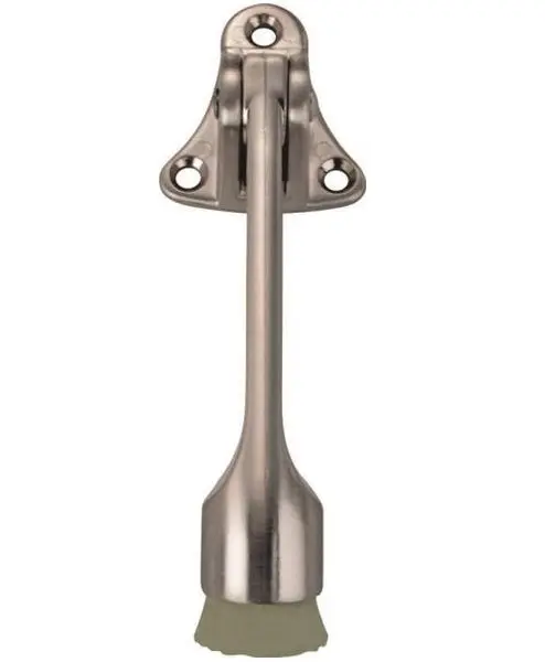 Prosource CL-230SN-PS 4" Brushed Nickel Door Holder Modern Interiors