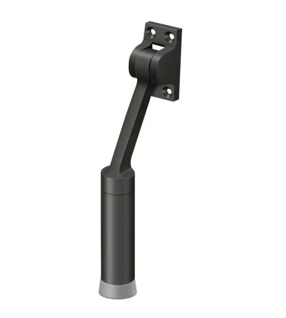 Deltana DHK7U3 Heavy Duty Kickdown Holder Bright Brass 7 Inch