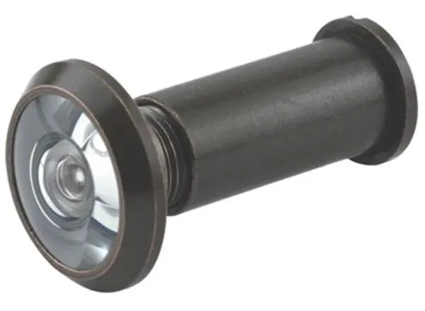 Prime-Line U 10313 180 Degree Door Viewer Classic Bronze Wide Angle Viewing Prime Line