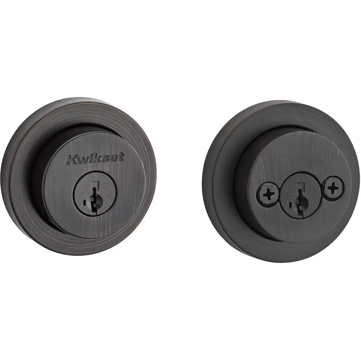 159 RDT 11P SMT 6AL STRKP K3 Milan Double Cylinder Deadbolt Venetian Bronze