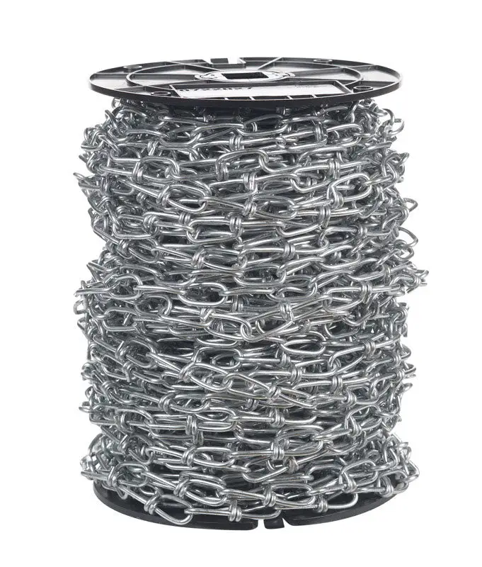 Campbell No. 2/0 Double Loop Carbon Steel Chain 9/64 . x 155 ft.