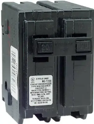 Double Pole Circuit Breaker 25 Amp Heavy Duty Electrical Systems Square D