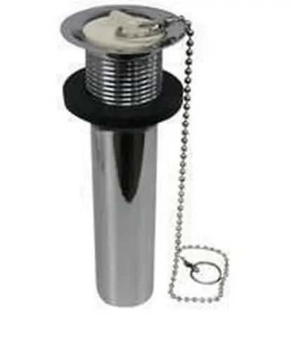 Worldwide Sourcing TW0911-3L 1-1/4x5 Inch Chrome PO Plug Drain Stop Sinks