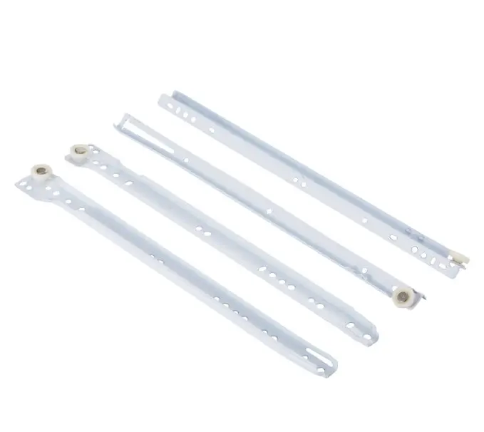 300mm Slide Antique White Metallic Finish rd wood store
