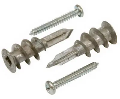 Hillman 375203 Self-Drilling EZ Wallboard Anchor #8 Screw Kit 51-Piece Easy Installation Hillman Fasteners