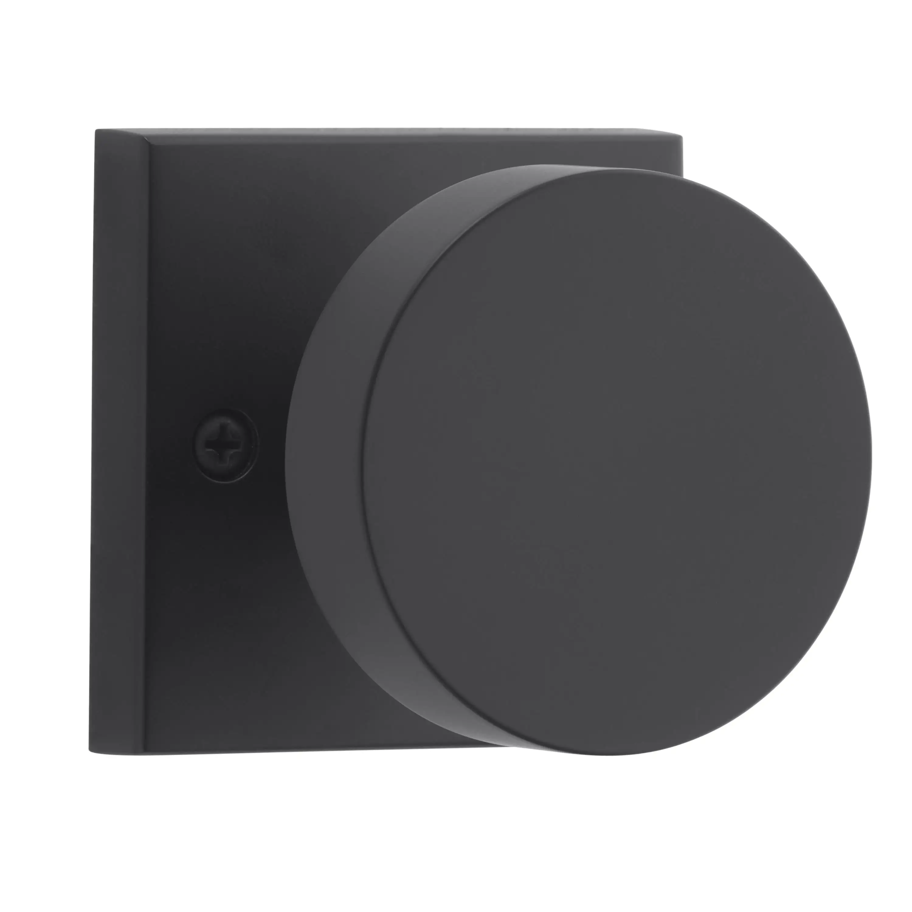 HD.CON.CSR.190 Contemporary Square Dummy Door Knob Satin Black