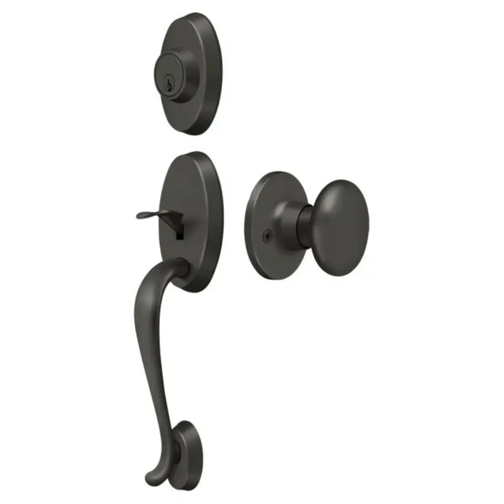 Deltana PRRHDCHU3 Riversdale Handleset Chapelton Lever Dummy, Bright Brass
