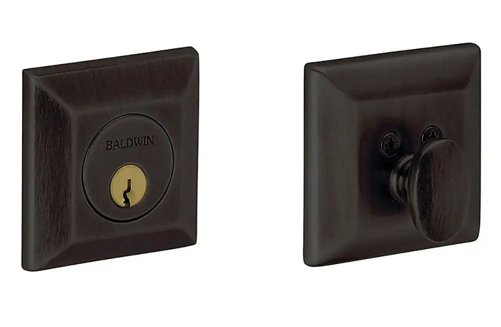 Left-Handed Half Dummy Door Lever - Heavy Duty Hardware Tool on Sale BALDWIN