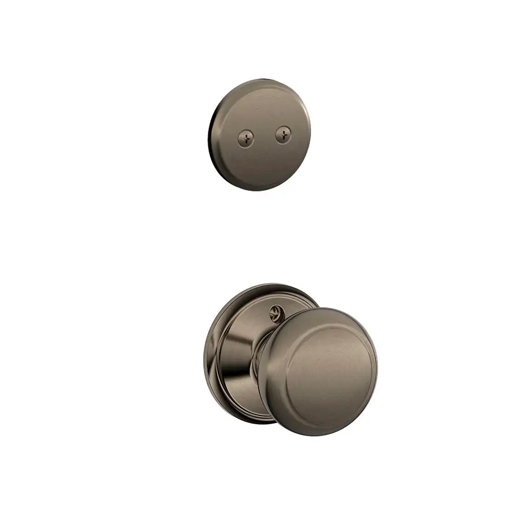 Avanti Lever Left-Handed Dummy Interior Set Aged Bronze - Heavy Duty Hardware Schlage