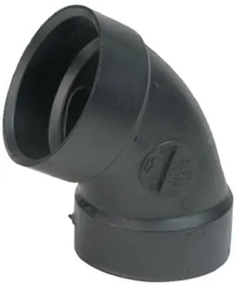 Black 60 Degree Elbow Hub Plumbing Mueller