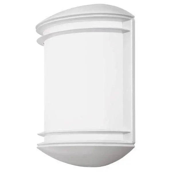 OLCS White Outdoor Integrated LED Wall Attach Sconce Damaged Box