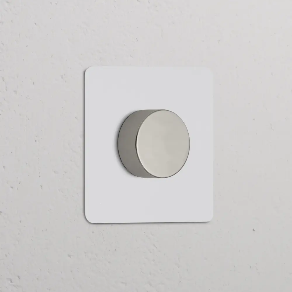 Kew One-only Dimmer Switch - Paintable Polished Nickel
