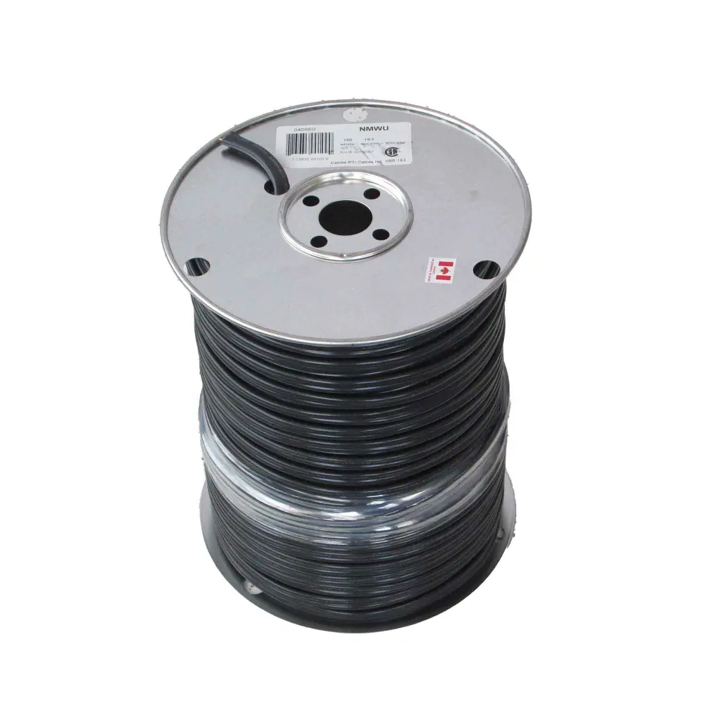 NMWU 14/2 Household Building Wire Ebony, 150 m