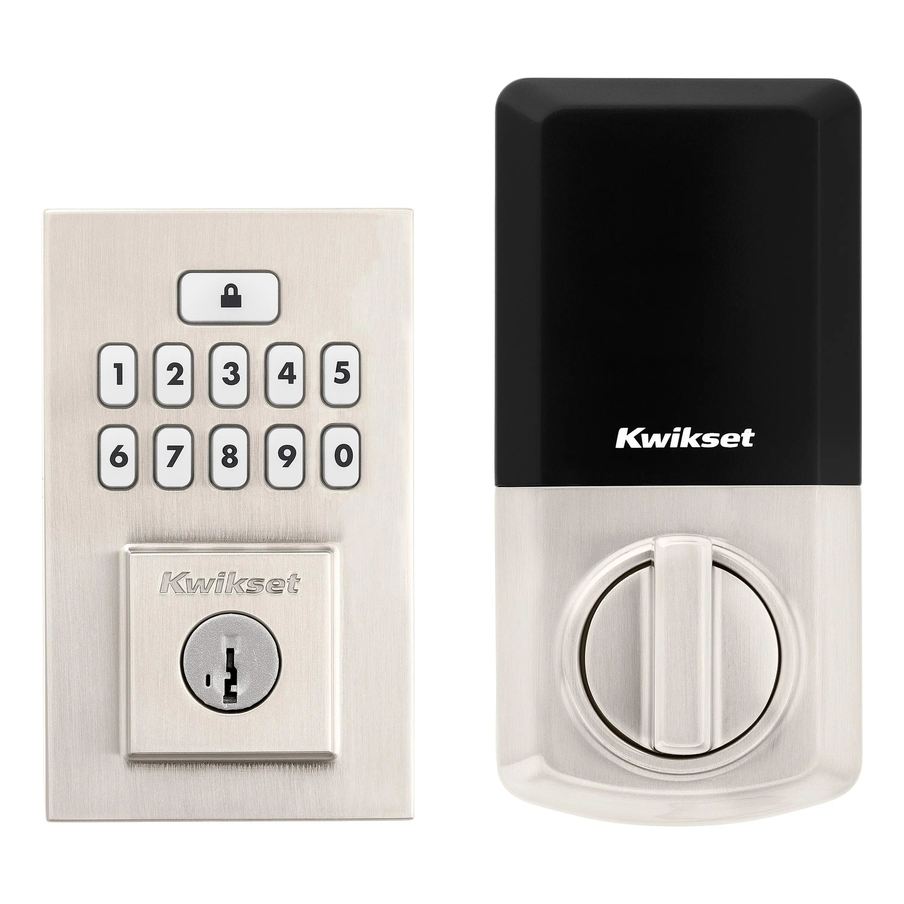 260 CNT 15 SMT RBP RCALFD Contemporary Smartcode Keypad Deadbolt Satin Nickel