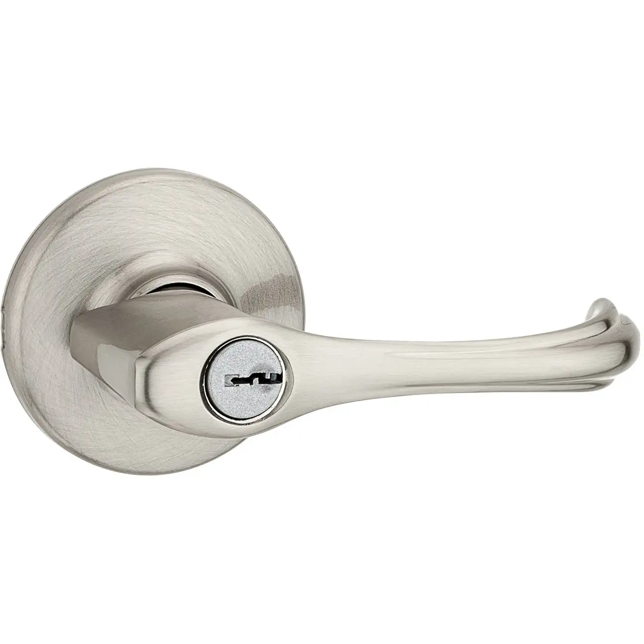 405DNL 15 SMT 6AL RCS K4 Dorian Entry Door Handle Satin Nickel