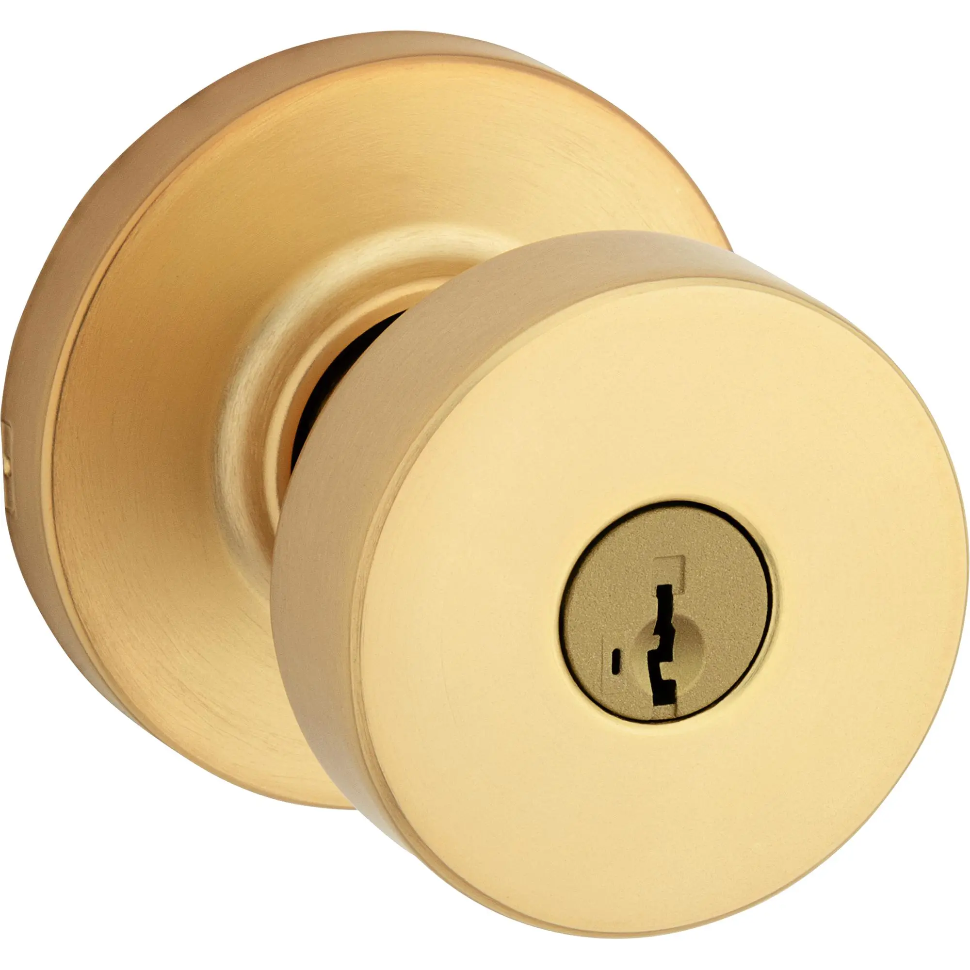 740PSK RDT 4 SMT 6AL RCS K3 Pismo Entry Door Knob Satin Brass