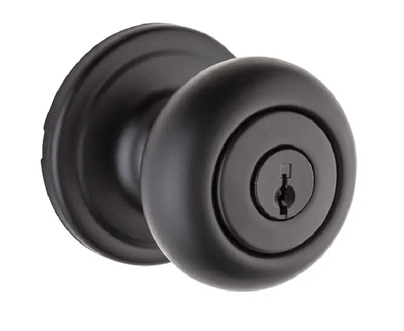 Hancock Entry Door Knob - Essential Builders Hardware Item Kwikset