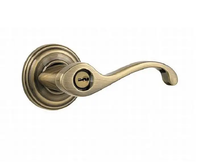 Commonwealth Entry Door Lever - Shop Builders Hardware Supplies Kwikset