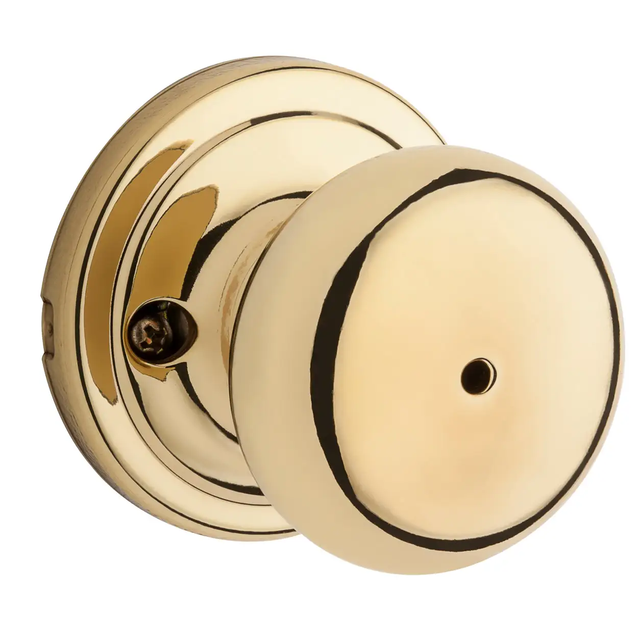 740H 3 6AL RCS K3 Hancock Entry Door Handle Polished Brass Finish