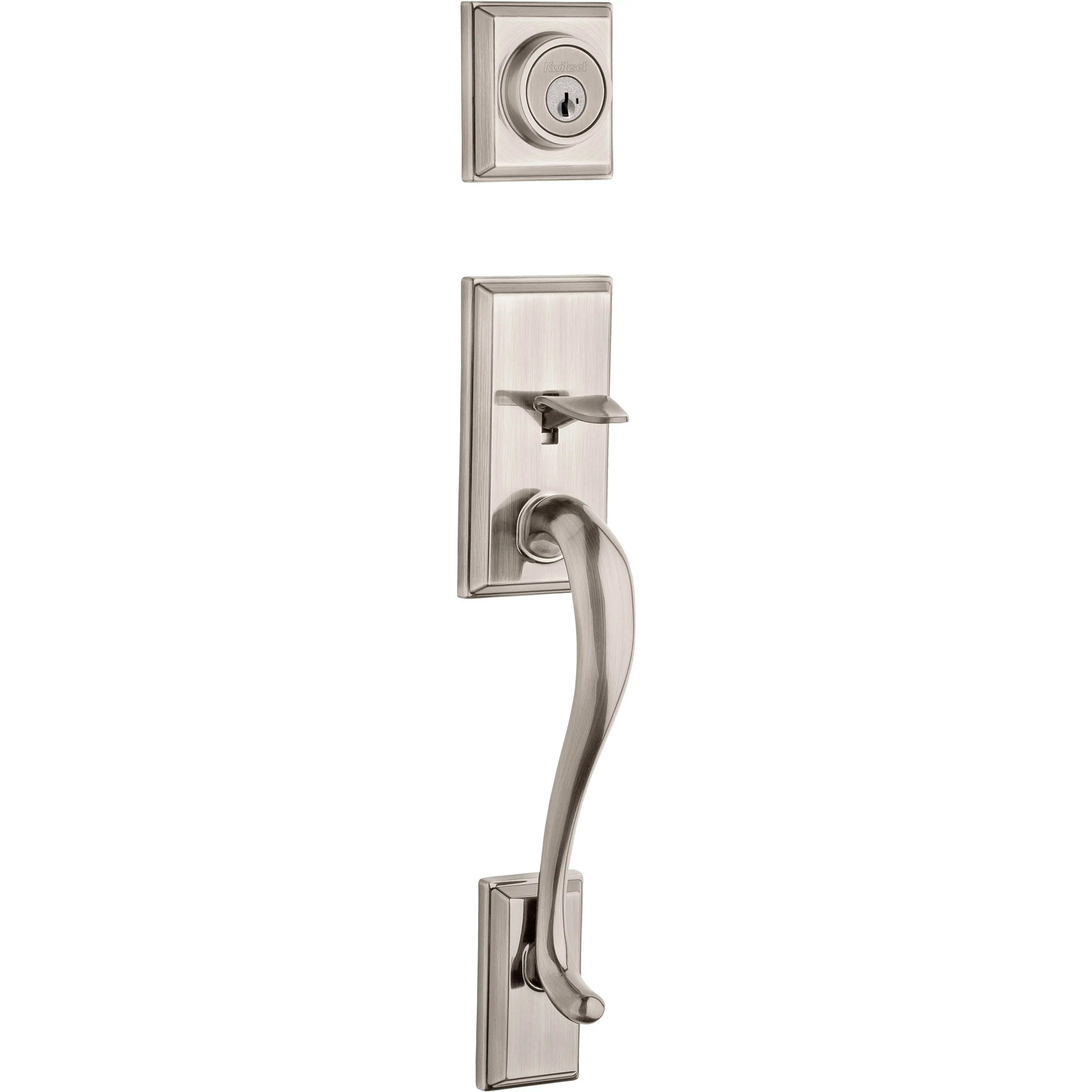 800HE LIP 15 SMC RCAL RCS Hawthorne Handleset SC1 Keyway Satin Nickel