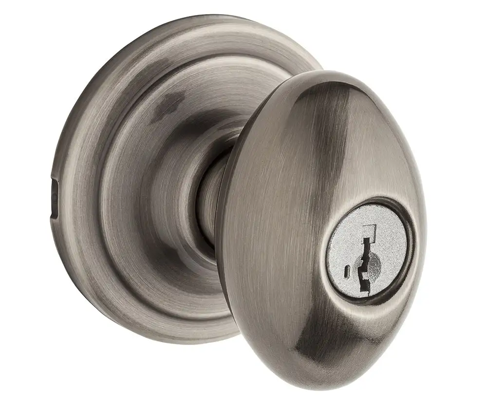 Kwikset 740CA 26DGC SMT Circa Entry Knob Satin Chrome - Best Builders Hardware Supplies
