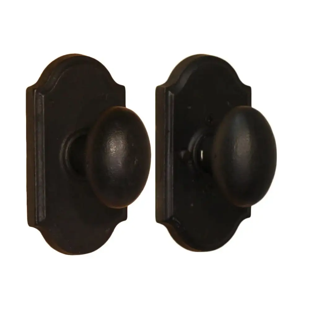Weslock 07340N2N2SL23 Monoghan Square Entry Door Lever Black Exterior Door Handle