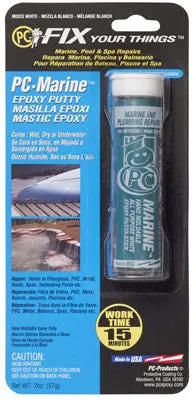 PC-Marine 025567 Epoxy Repair Putty 2 Oz White