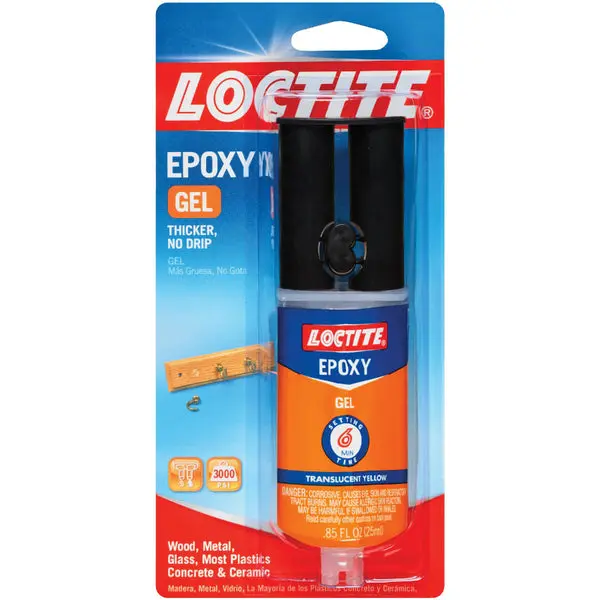 Loctite 1405602 Gel Syringe 2-Part Epoxy Gel 0.85 Oz Strong Bond
