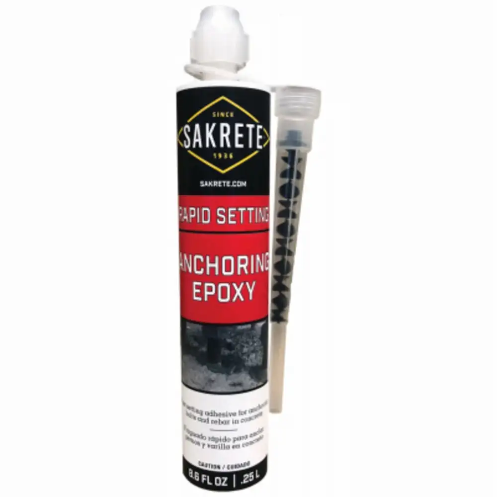 Sakrete 60200221 Fast Setting Anchoring Epoxy 8.6 Oz