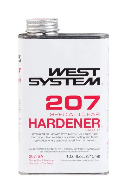 West System 207 Extra Strength Clear Epoxy Hardener 10.6 oz