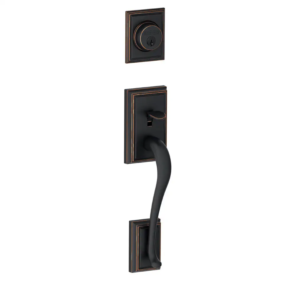 Brookshire Dummy Exterior Handleset - Heavy Duty Hardware Tools Schlage
