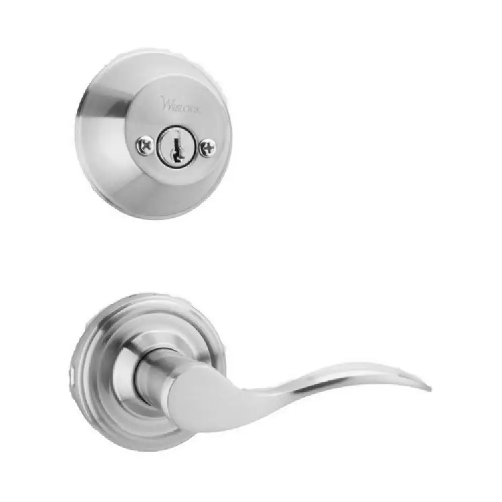 Weslock R6600-UNSL20 Right Hand Bordeau Single Cylinder Handleset Satin Nickel