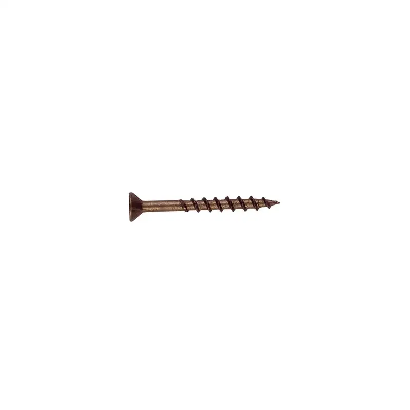 Grip-Rite No. 6 X 1-5/8 . Phillips Flat Head Exterior Screws 5 lb 1000 Pack