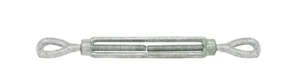 Baron 15-1/2X6 Forged Steel Eye & Eye Turnbuckle 1/2 Inch x 6 Inch Galvanized 2200 Lb Capacity