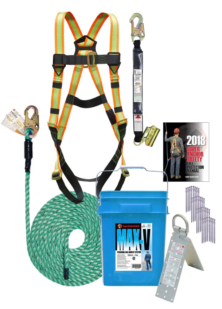 Super Anchor MAX-V 50ft. Fall Protection Kit