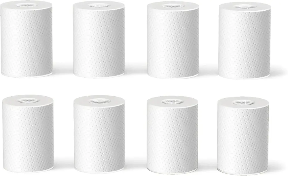 Cartridge Replacement Frizzlife FF1080 Faucet Wi-fi booster 8pcs Replacement Cartridge, 8pcs PP Cotton Filter