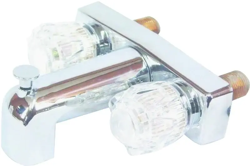 Pull-Down Spray US Hardware P-019NB Faucet Diverter, Shiny metal, Brass, 4 Faucet Centers