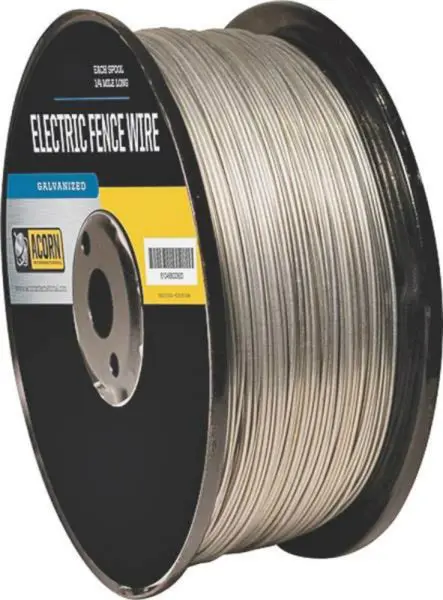 Acorn EFW1914 19 Gauge Galvanized Fence Wire 1/4 Mile Farm and Garden