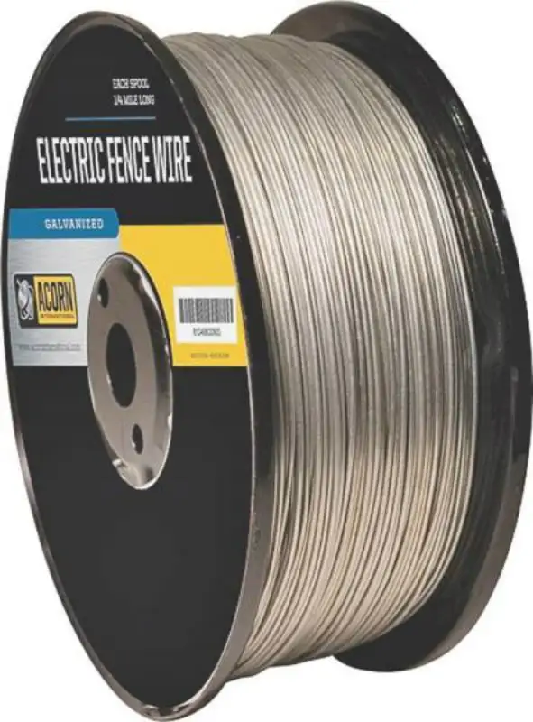 Acorn EFW1412 Galvanized Electric Fence Wire 14 Gauge Livestock Barrier