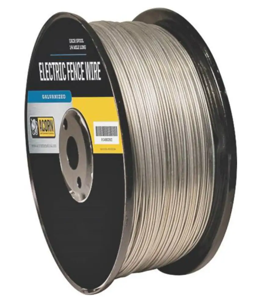 Acorn EFW1714 Galvanized Electric Fence Wire 17 Gauge Livestock Fencing