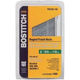 1000-Pack 2-Inch 15-Gauge Finish Nails Bostitch