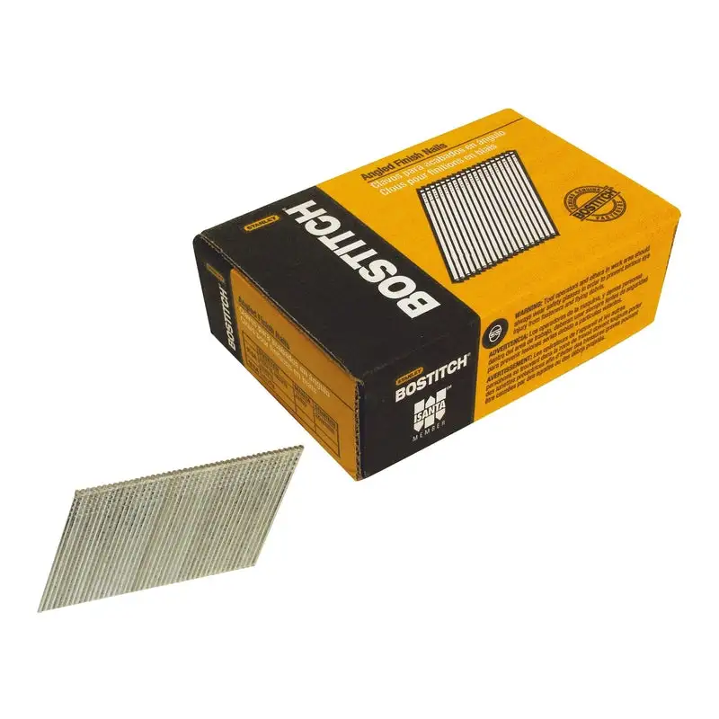 Bostitch 2-1/4 . L X 15 Ga. Angled Strip Coated Finish Nails 3.655 pk