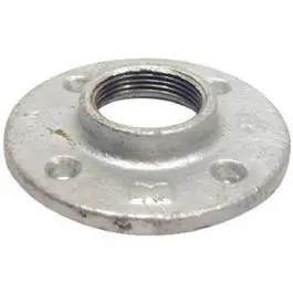 Galvanized Floor Flange Pipe Fitting 2 Inch Secure Mounting Various