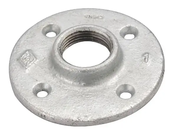 Worldwide 27-2G 2 Inch Galvanized Malleable Iron Floor Flange Worldwide Sourcing